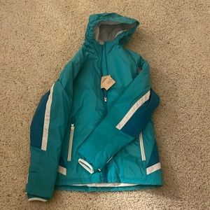Kids blue rain jacket